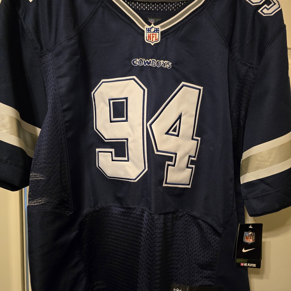 Nike NFL Randy Gregory Cowboys Jersey - Navy and White